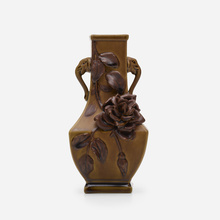 Appraisal: Josephine Day for Chelsea Keramic Art Works VASE WITH ROSE