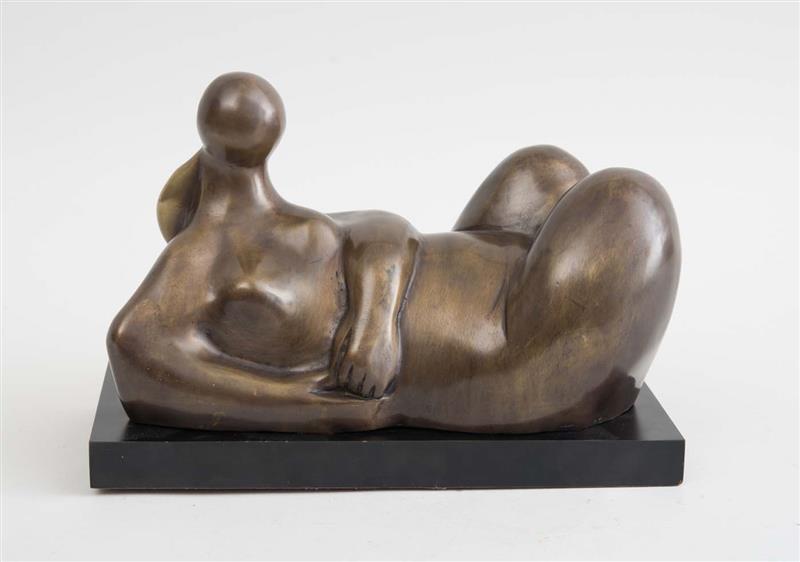 Appraisal: ATTRIBUTED TO BALTASAR LOBO - UNTITLED RECLINING WOMAN Bronze unmarked