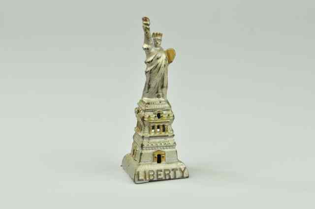 Appraisal: STATUE OF LIBERTY STILL BANK Kenton cast iron painted in