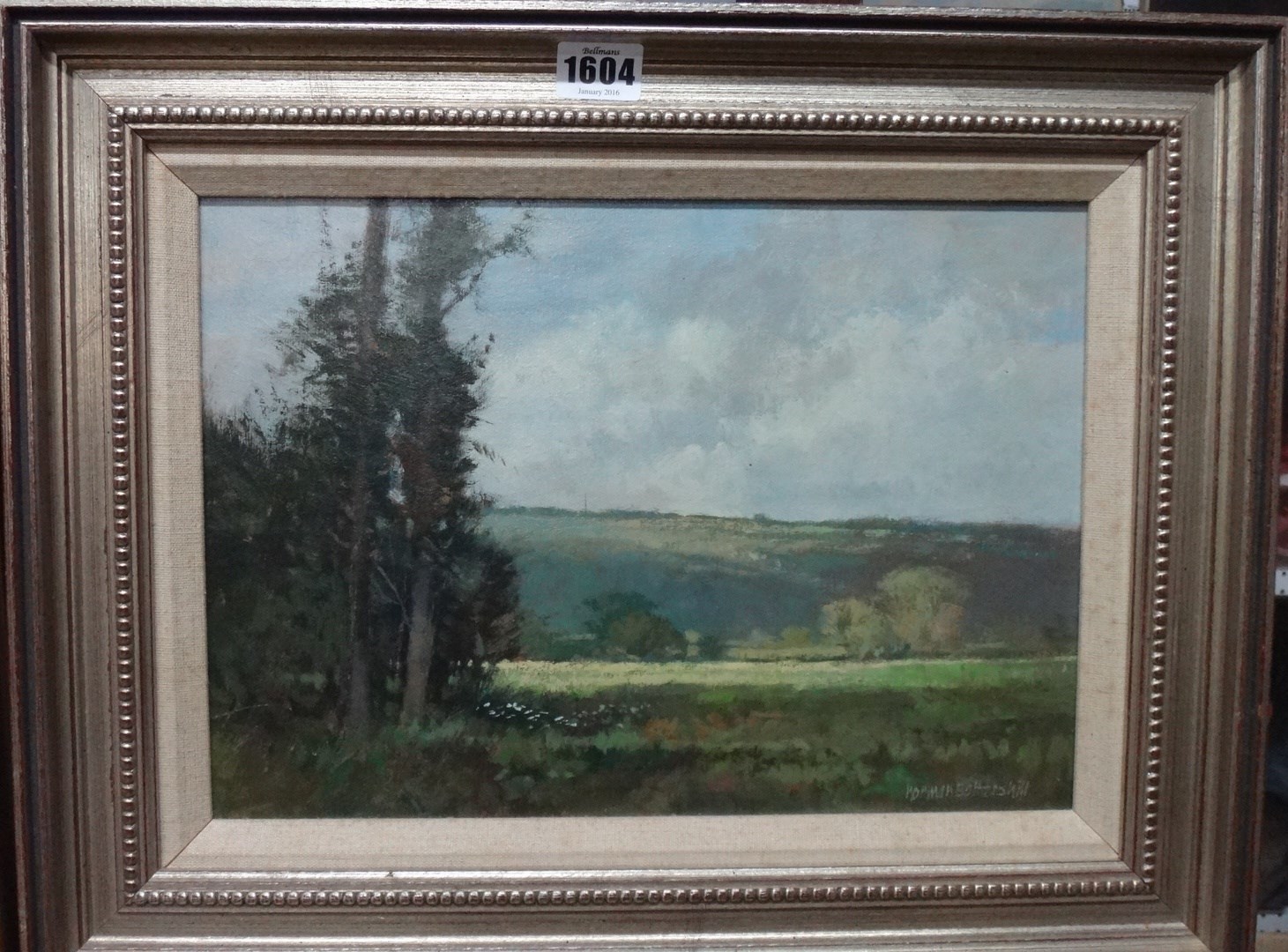 Appraisal: Norman Battershill b Landcapes three oil on board two signed