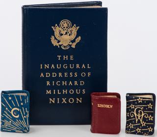 Appraisal: Miniature Books Kingsport Press Three miniature books pertaining to presidents