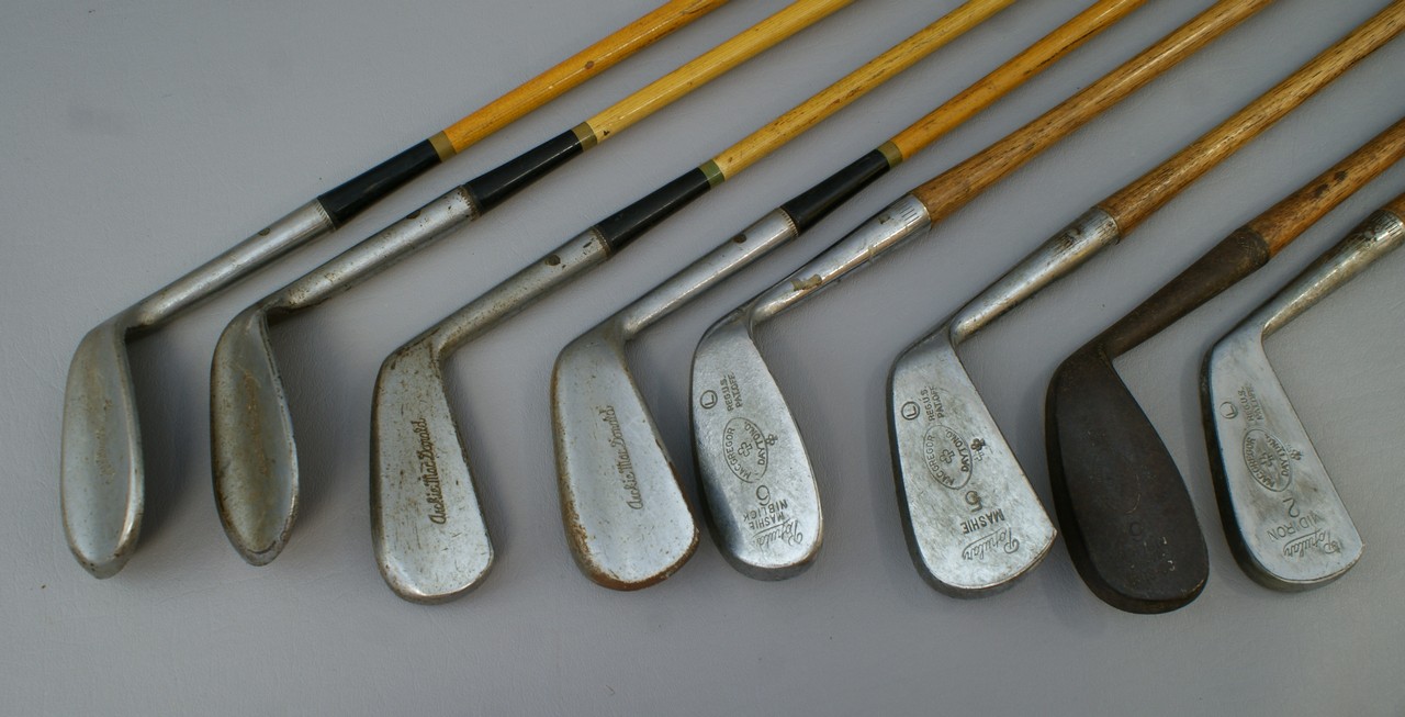 Appraisal: golf clubs metal Archie MacDonalds wood MacGregor Dayton Ohio