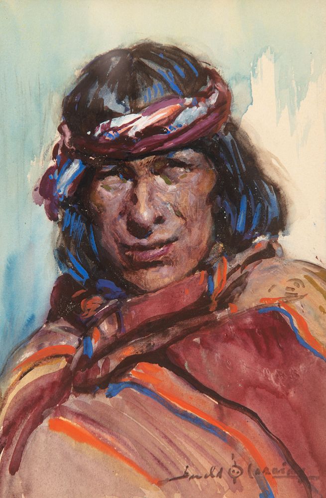 Appraisal: Gerald Cassidy - Taos Indian Gerald Cassidy - Taos Indian