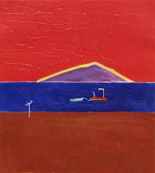 Appraisal: Craigie Aitchison - Holy Island etching with aquatint and carborundum