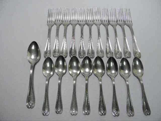 Appraisal: Tiffany Company sterling silver flatware in the ''Colonial'' pattern Each