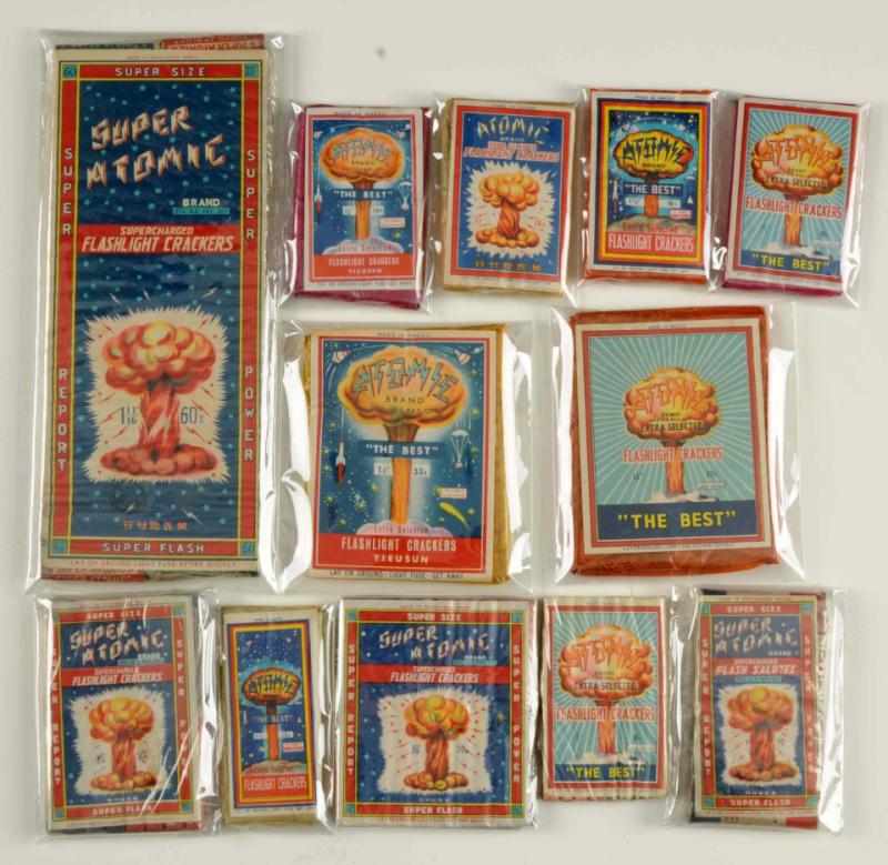 Appraisal: Lot of Atomic Firecracker Packs Includes one -pack of crackers