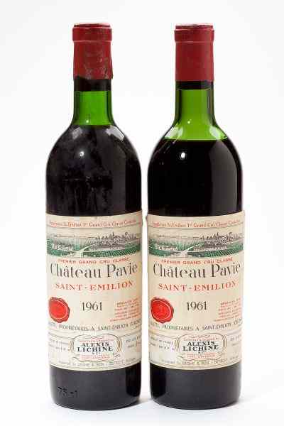 Appraisal: Chateau PavieSt Emilion bottles ts htms lbslAcquired from the climate-controlled