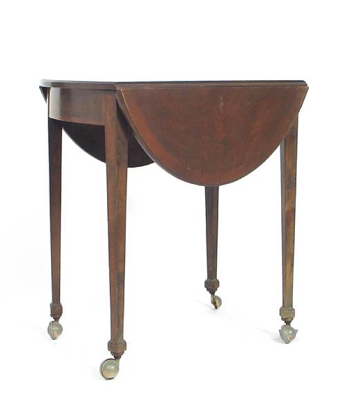 Appraisal: A drop leaf occasional table height in length depth in