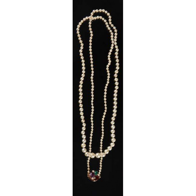 Appraisal: Strand of Graduated Pearls ranging from mm to mm with