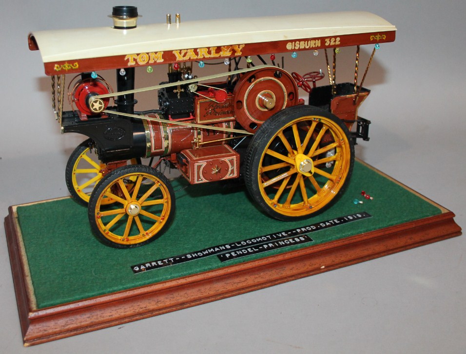 Appraisal: A model of the Garrett Showman's locomotive Pendle Princess probably