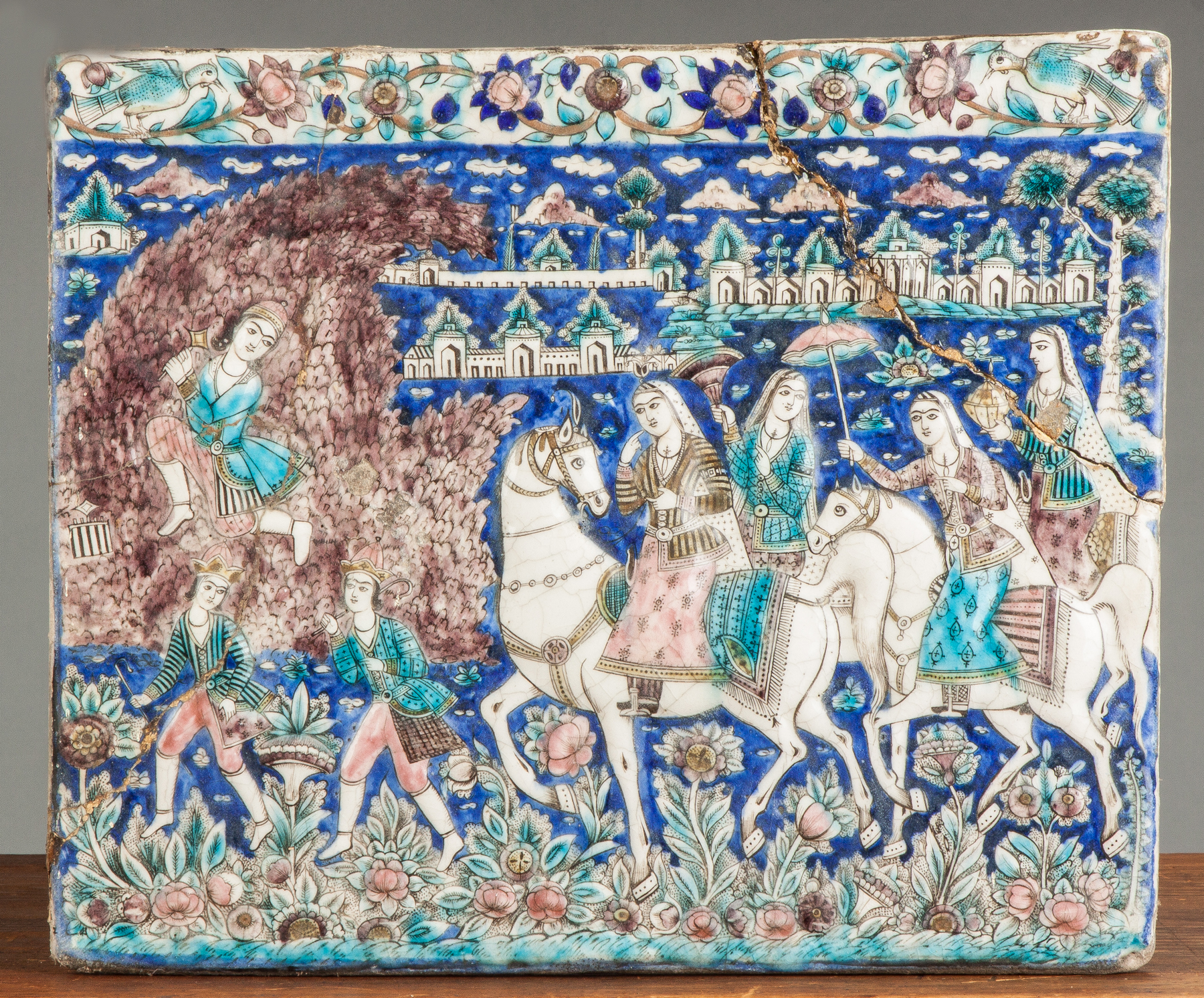 Appraisal: Early Persian Glazed Tile