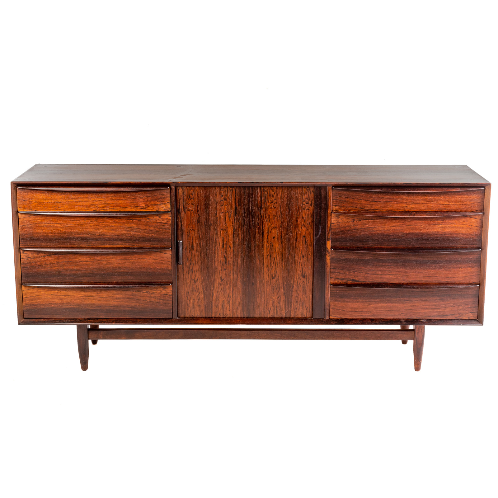 Appraisal: FALSTER DANISH MODERN ROSEWOOD DRESSER Mid-century Falster rosewood dresser with