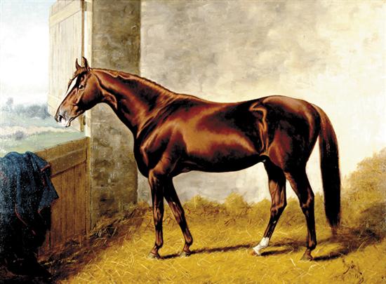 Appraisal: Henry Stull New York Kentucky - BAY HORSE IN A