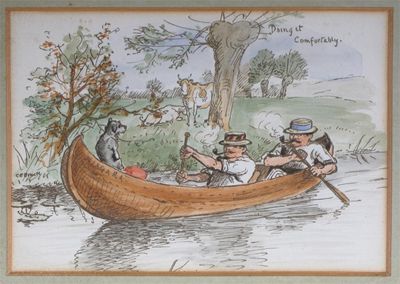 Appraisal: After Charles Edward Brock Sporting moments prints with hand colouring