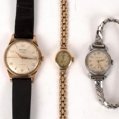 Appraisal: A lady's Rotary wristwatch cased in ct gold and on