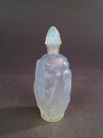 Appraisal: French Sabino Opalescent Perfume Bottle Body with five nudes original