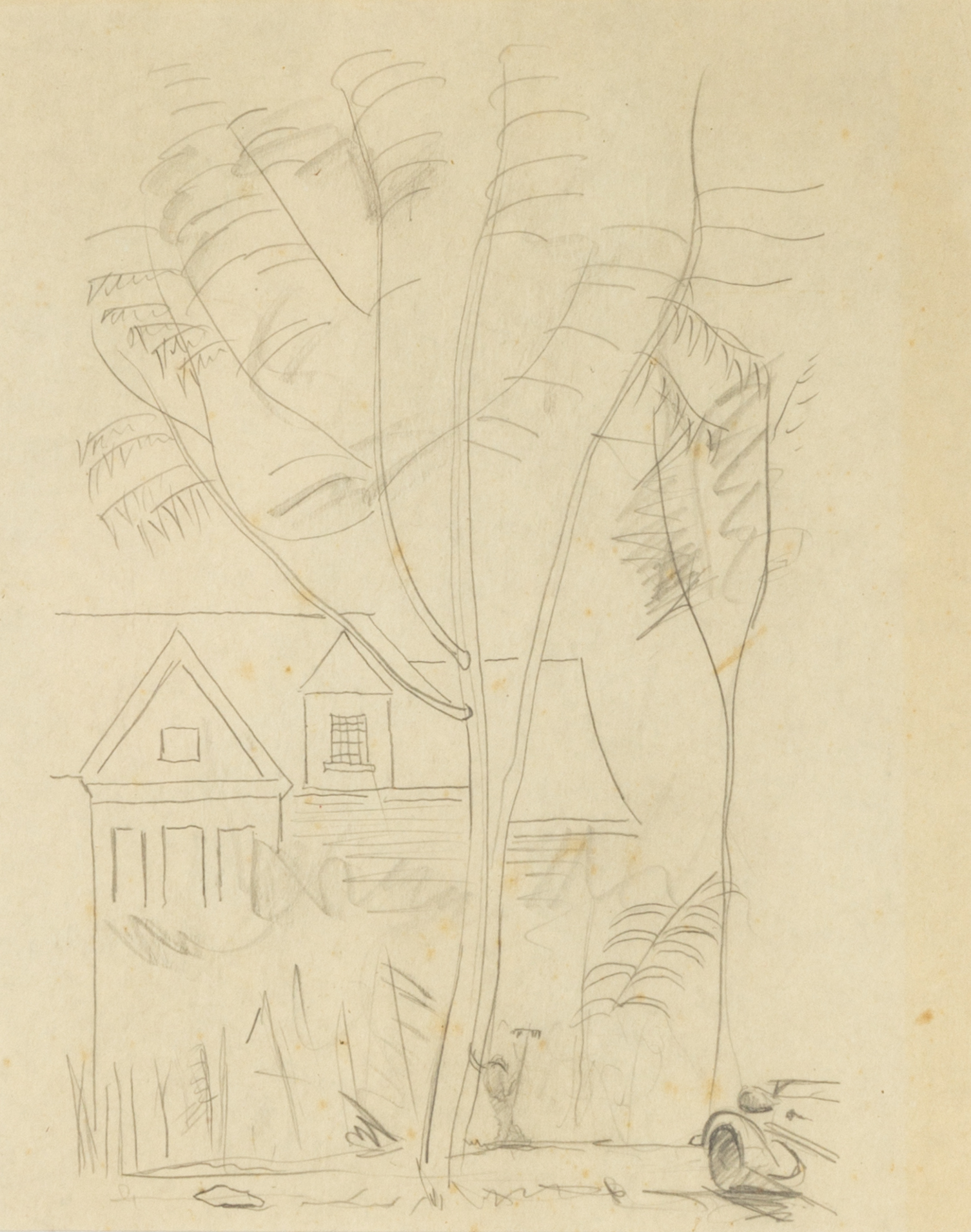 Appraisal: CHARLES EPHRAIM BURCHFIELD AMERICAN - SKETCH Graphite on paper