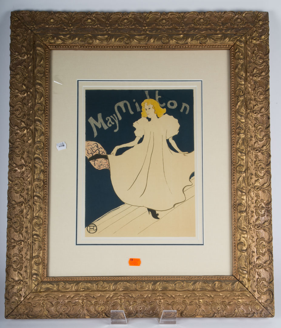 Appraisal: After Toulouse-Lautrec May Milton color poster Early th century sheet