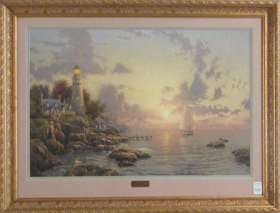 Appraisal: THOMAS KINKADE OFFSET LITHOGRAPH ON PAPER United States - The