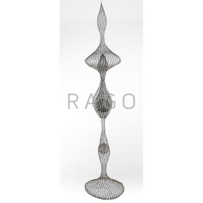 Appraisal: Ruth Asawa American Japanese - Untitled ca Brass and galvanized