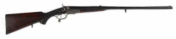 Appraisal: Cased J Purdey side by side under lever double-barrel Express