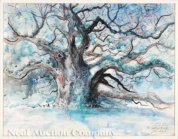 Appraisal: Noel Rockmore American New Orleans - The Great Lafitte Oak