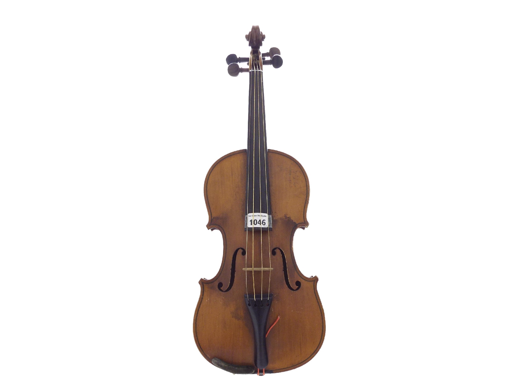 Appraisal: German violin by and labelled Wilhelm Durer fecit Eisleben anno