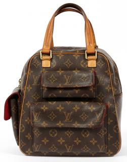 Appraisal: LOUIS VUITTON STYLE MONOGRAM CANVAS BAG LOUIS VUITTON STYLE MONOGRAM