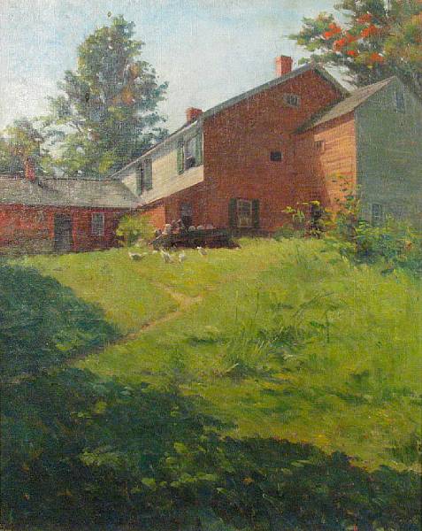 Appraisal: Alice Balch Stone American - Old Farm House titled and