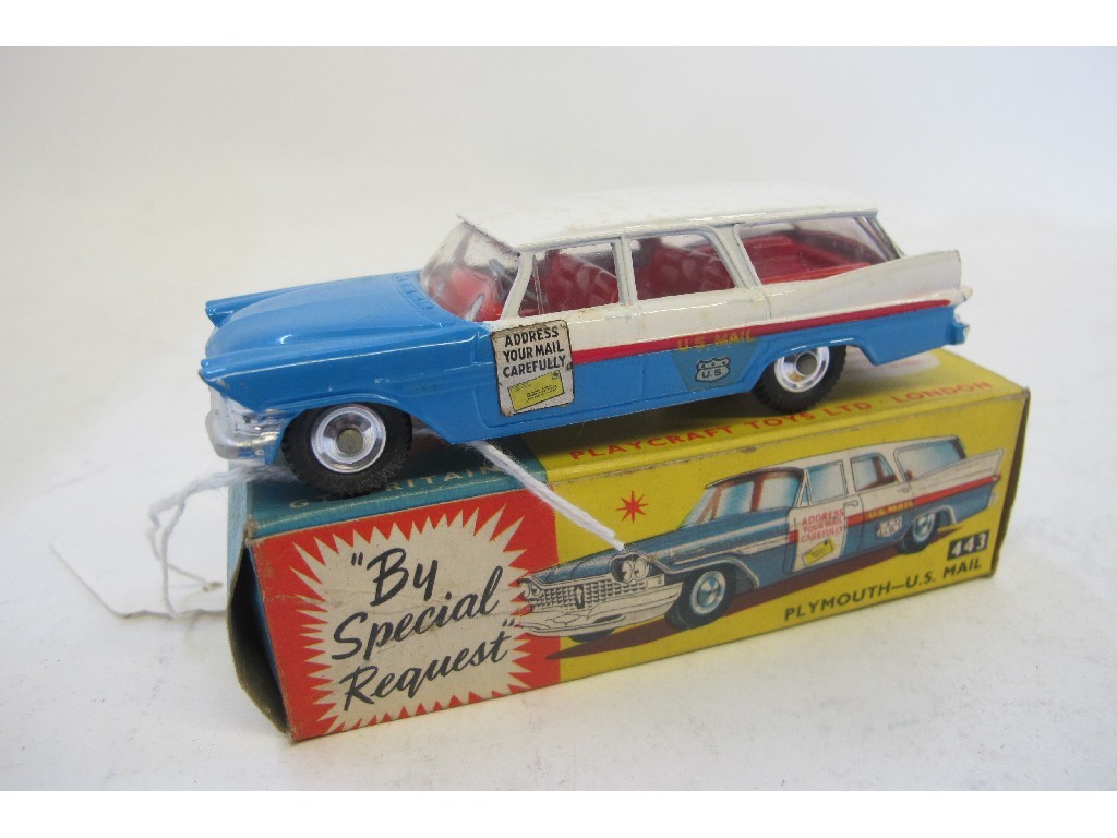 Appraisal: A boxed Corgi Plymouth Suburban U S Mail Estate with