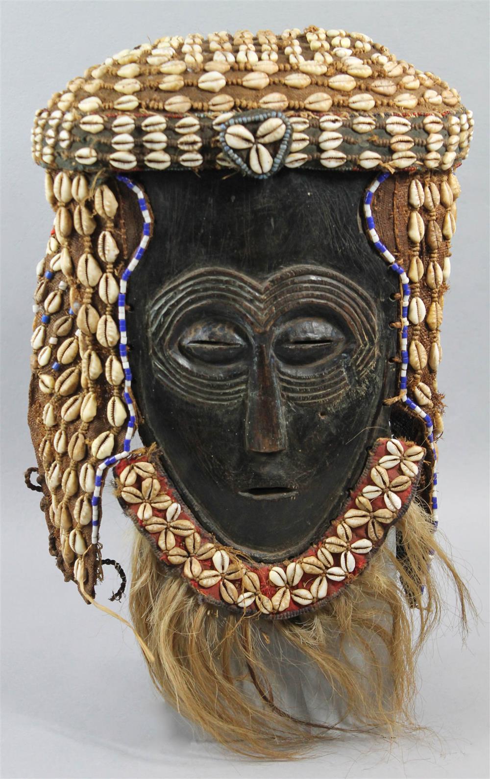 Appraisal: DAN LIBERIA AFRICA CARVED MASK WITH HEADDRESS the mask with