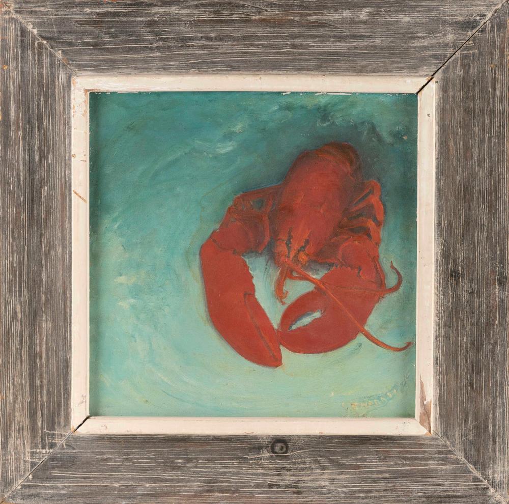 Appraisal: CHARLOTTE HOWARD NEW YORK NEW JERSEY - RED LOBSTER OIL