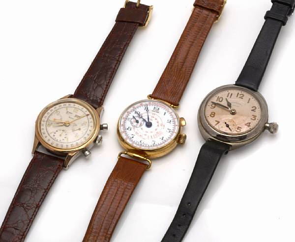 Appraisal: A collection of vintage wristwatches and an k yellow gold