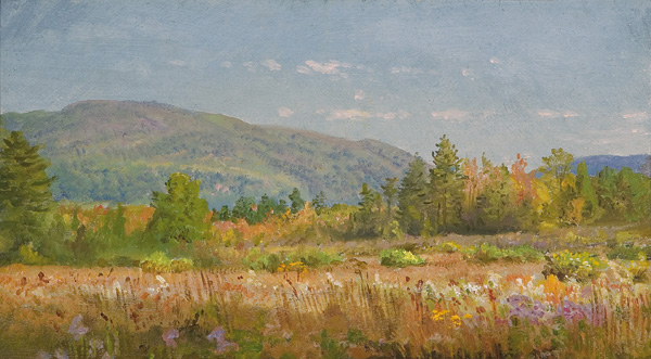 Appraisal: RICHARDS WILLIAM TROST American - ''View of Canaan Mountains Connecticut''