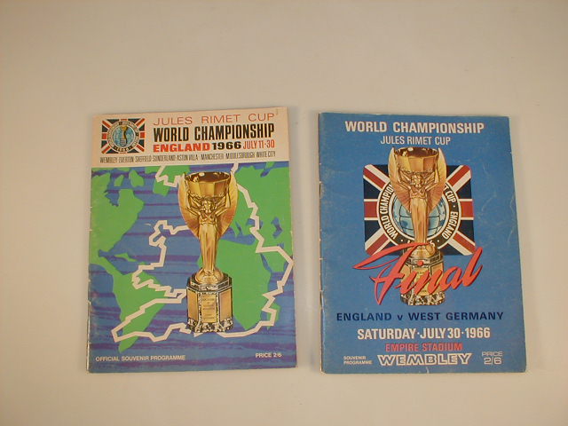 Appraisal: A World Cup final programme and tournament programme