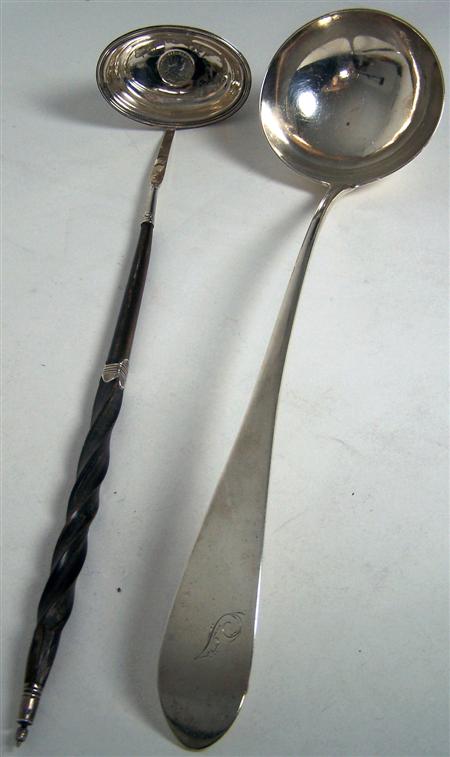 Appraisal: Dundee - a Scottish provincial ladle J Douglas marked ID