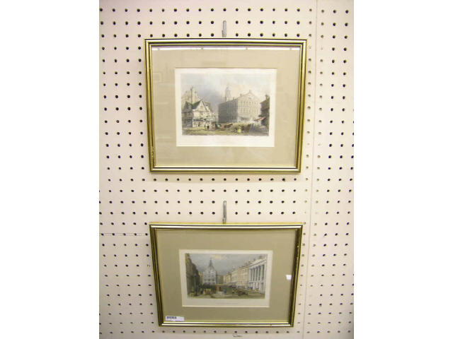 Appraisal: Pair of W H Bartlett colored engravings x image size