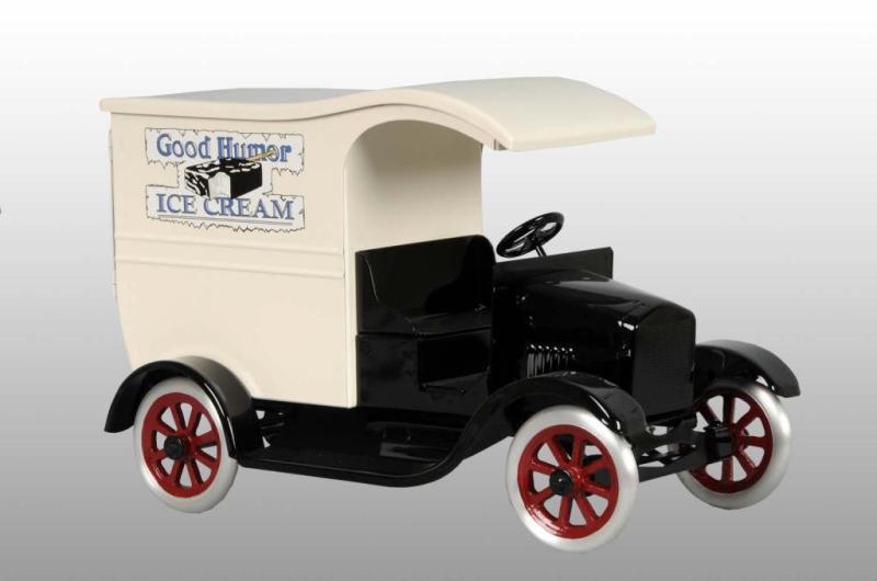 Appraisal: Pressed Steel Flivver Ice Cream Seat Cab Van Toy Description