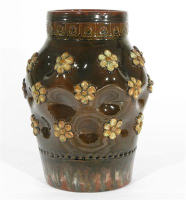 Appraisal: A Linthorpe Pottery vase designed by Dr Christopher Dresser shouldered