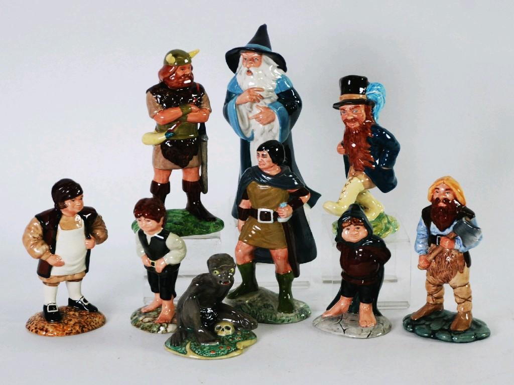 Appraisal: COLLECTION OF TWELVE ROYAL DOULTON 'LORD OF THE RINGS' CHINA