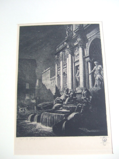 Appraisal: A folio of assorted prints engravings and etchings including works