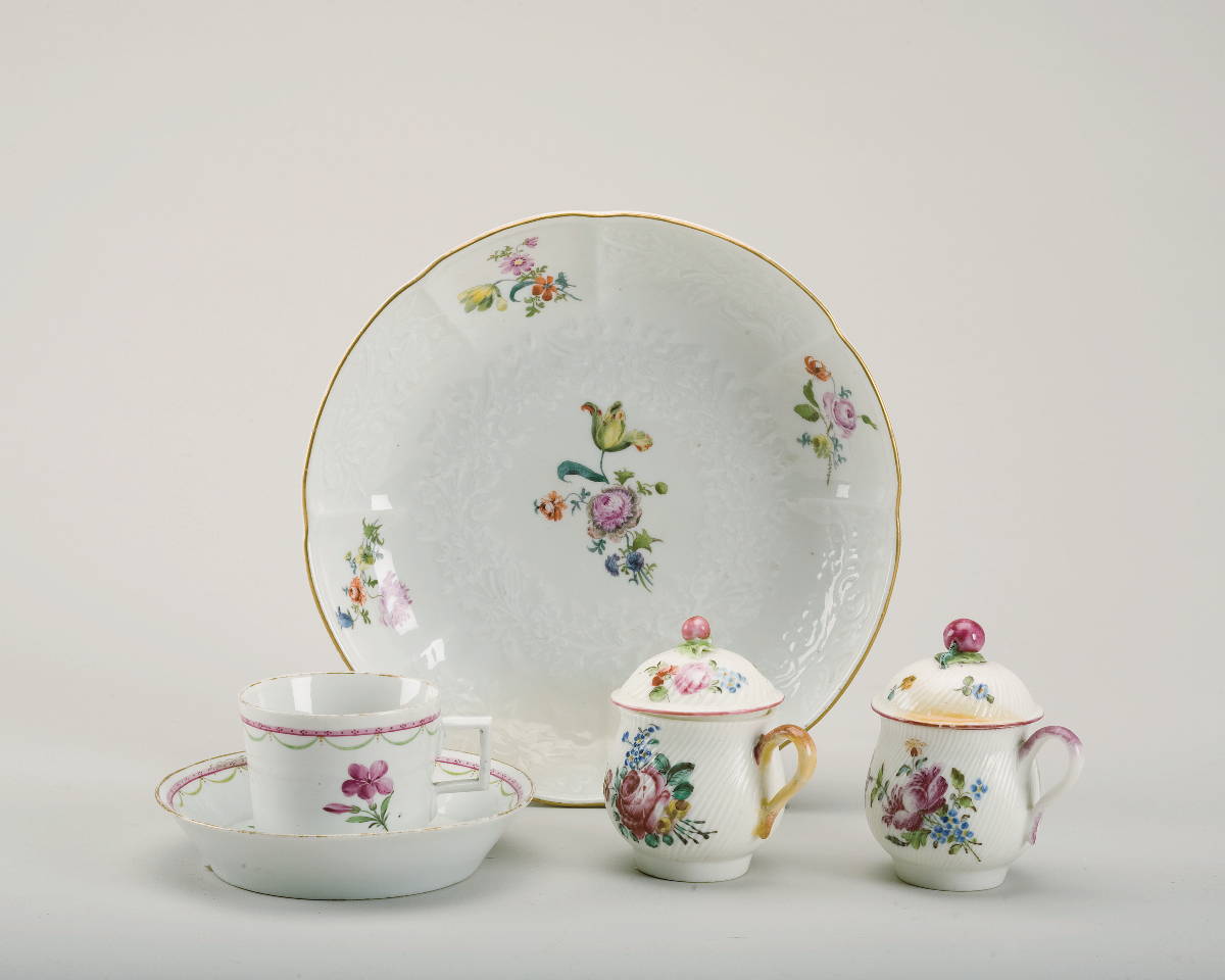 Appraisal: GROUP OF FRENCH AND GERMAN PORCELAIN WARES MID-EIGHTEENTH TO EARLY