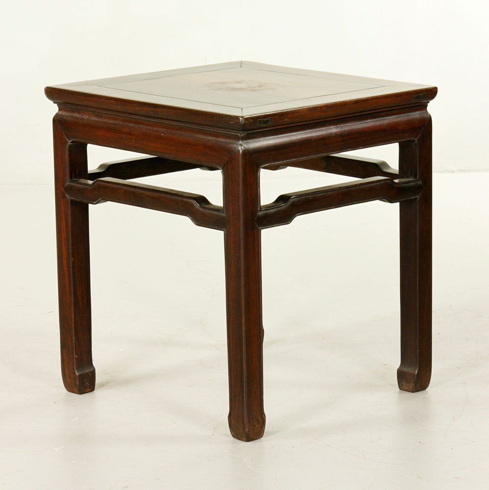 Appraisal: - th C Chinese Hard Wood Table th century Chinese