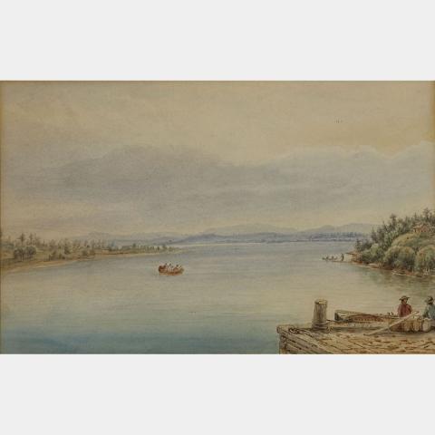 Appraisal: JOHN HERBERT CADDY FROM LITTLE CURRENT LOOKING EAST MANITOULIN ISLAND