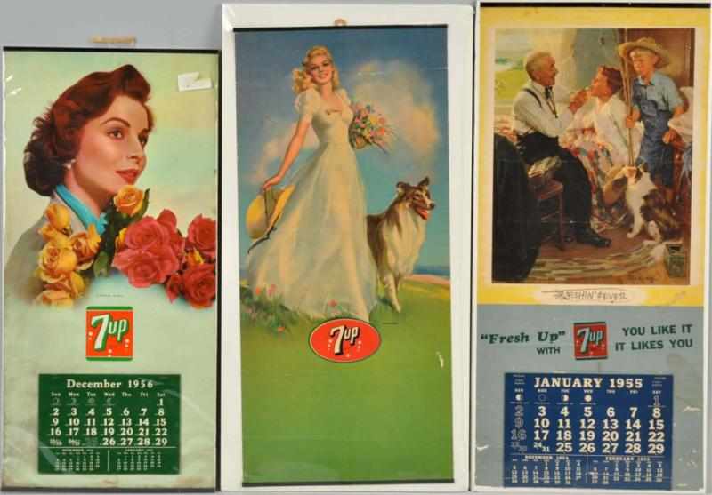 Appraisal: Lot of Assorted s up Calendars Includes one with girl