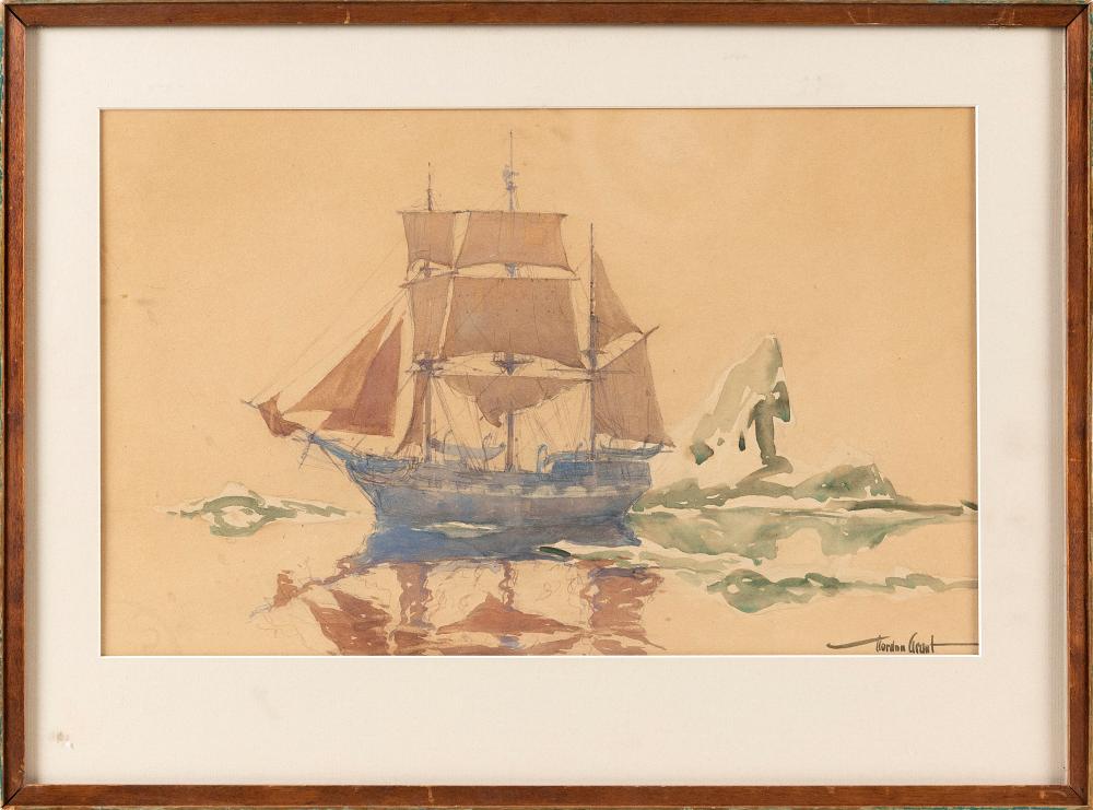 Appraisal: GORDON HOPE GRANT NEW YORK CALIFORNIA - SKETCH FOR THE