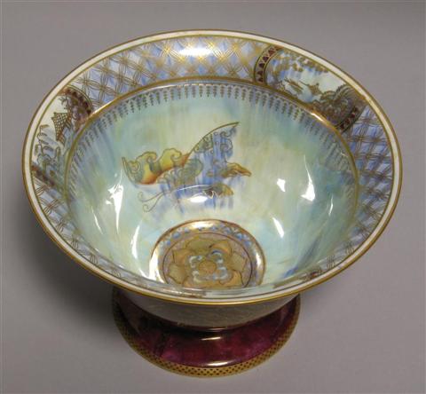 Appraisal: WEDGWOOD FAIRYLAND LUSTRE FOOTED BOWL By Daisy McKeig Jones with