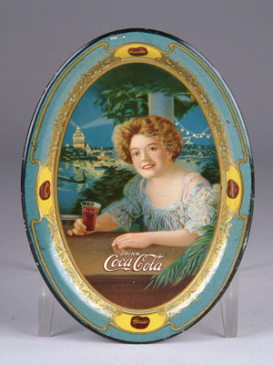 Appraisal: COCA COLA TIP TRAY SIZE - x CONDITION Very good