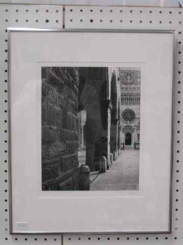 Appraisal: Bruce Barnbaum Photograph''View Toward Santa Maria Maggiore'' silver print signed