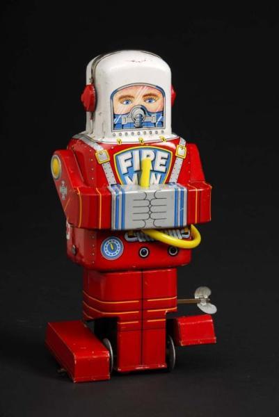 Appraisal: Fire Man Robot Description Japanese Made by SY Version without